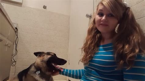 dog girl sex video|Schoolgirl enjoying her first sex with a dog .